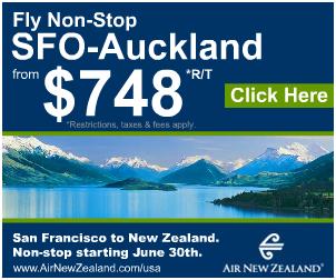[sfo to auckland for only USD 748]